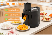 Robot culinaire électrique multifonctionnel 5-en-1 en plastique pour usage commercial et domestique, idéal pour les oignons et les pommes de terre