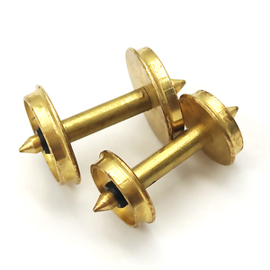 Nhà sản xuất của tùy chỉnh DC bánh xe thép không gỉ vật liệu đồng thau 1:87 ho quy mô nhỏ mô hình Train Wheel - Product Image 3