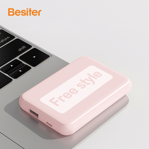 Mini Power Bank portable, 5000mAh, petite banque d'alimentation, avec logo personnalisé OEM, bon marché, usb - Product Image 3
