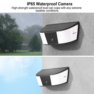 ANRAN 2K Kamera Lampu Dinding Tenaga Surya Keamanan Rumah, Lampu Sorot Kamera Nirkabel WiFi, Tahan Air Luar Ruangan, Audio <span class=keywords><strong>2</strong></span> Arah, Deteksi Manusia - Product Image 2