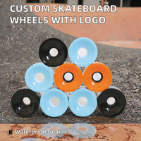 Accessoires de skateboard, impression de logo personnalisé, roues de longboard en PU pour adultes en Chine, imperméables