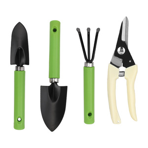 Ensemble d'outils de jardinage manuels légers : pelle, râteau, sécateur pour jardin, balcon, cour et usage extérieur - Product Image 1