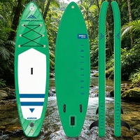 Planche de SUP gonflable InflaToGo en PVC écologique de 10'6'' pour la vente en gros, pliable et étanche, idéale pour les lacs et les rivières