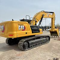 Excavatrice lourde d'occasion Caterpillar CAT345GC 45 tonnes de haute qualité, type populaire, excavatrice sur chenilles Cat350 Cat352, pelleuse Cat350
