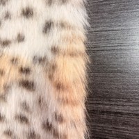 Nouveau style tissu en fausse fourrure à poils longs, imitation fourrure de cerf, peluche douce, imprimé taches de cerf, Toka pour manteaux, jouets, artisanat et mode