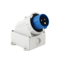 Prise murale industrielle IP44 IP67, femelle, 16A 32A 63A, étanche, fixe, 220V/380V, 3 broches, 4 pôles, 5 pôles