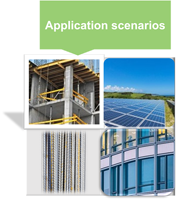 Verre photovoltaïque Re-YINCAI de qualité industrielle à nano-revêtement autonettoyant anti-poussière, antistatique en 2 parties, pureté 99,99 %, réduit le nettoyage