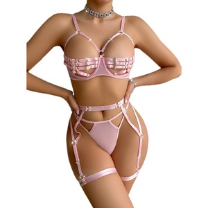 New Fashion Charm Sexy Lingerie Strap Complex Heavy Process Mature Women <b>Half</b> <b>Slips</b> Firm Shapewear Set - Product Image 5