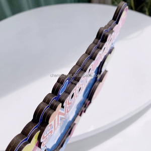 Marco de Fotos de MDF con Relieve 3D, Recuerdo Turístico de Singapur, Estilo <span class=keywords><strong>Vintage</strong></span>, Ecológico, Hecho a Medida, para Fotos de 4x6, 5x7 y 8x10 - Product Image 3