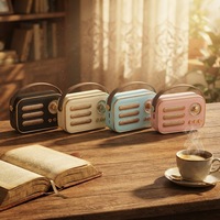 JEDEL Enceinte Portable Sans Fil Bluetooth 5.3 avec LED RGB, Portée 10m - Boîtier en Plastique, Logo Personnalisé, Design Mini pour Usage Domestique et Extérieur