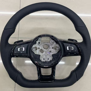 Volante de Cuero para Automóvil Volkswagen MK7 Golf 7 GTI Passat <span class=keywords><strong>Polo</strong></span> Scirocco 2014-2018 GTD GTS GTE GLI R-Line R CC MK6, en Existencia - Product Image 6