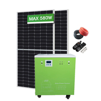 Kit de système d'énergie solaire WON-W1-1AP3000W 3KW tout-en-un avec onduleur à onde sinusoïdale pure pour île