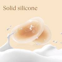 Cache-tétons autocollants en silicone en forme de cœur, réutilisables, invisibles, couvre-seins sans couture, accessoire pour femmes, vente en gros