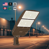 Projecteur LED pour routes et parkings, 100W-300W, à intensité réglable, en alliage d'aluminium, IP65, avec détecteur de mouvement, garantie 5 ans, directement de l'usine