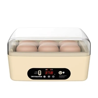 Incubateur automatique USB ZYSY 6s pour volailles, mini-machine à couver avec contrôle de température pour poulets, oiseaux, canards, oies