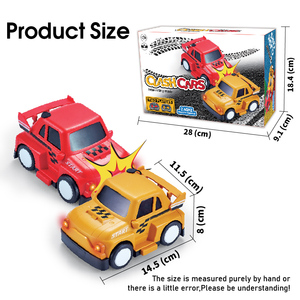 Zhorya 2.4G Coche de Choque RC con Control Remoto para Niños, Juguete de Batalla para Dos Jugadores con Luz y Sonido - Product Image 6