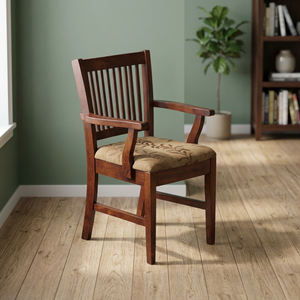 Fauteuil d'appoint pliable en cuir à dossier ailé en bois massif, style Mid-century Modern, pour hôtel et salon, garantie 4 ans, manuel - Product Image 1