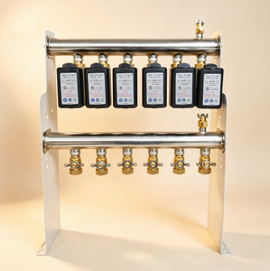 Colector Inteligente de 6 Zonas GHSYS6p para Calefacción por Suelo Radiante Hidrónico, Sistema de Control de Zonas Independientes por Habitación - Product Image 1