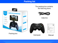 OEM BT sans fil durée d'utilisation 10h android/pc jeu joystick gamepad pour jouer à des jeux P3