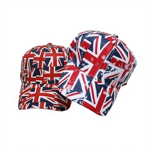 2025 Wholesale Custom Full Printing UK Flag Design Reversible Hip Hop Casual Unisex Bucket <b>Hat</b> Spring <b>Summer</b> - Product Image 2