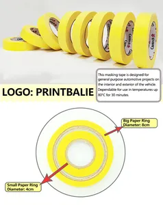 Einseitig Klebstoff Masking Tape Für Auto Reparaturlackierung