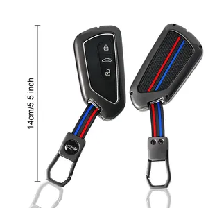 Funda de Silicona y Aleación de Zinc para Llave de VW Volkswagen Golf 8, Seat <span class=keywords><strong>Leon</strong></span> 2021, <span class=keywords><strong>Cupra</strong></span> Formentor, Skoda A8 Octavia Mk8 - Product Image 6
