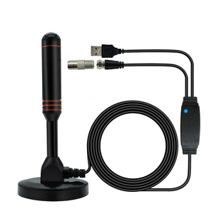 <span class=keywords><strong>Antena</strong></span> de TV HD Digital para interiores 4K 1080P Canales gratuitos Amplificador de señal DVB-T ATSC Receptor de TV <span class=keywords><strong>satelital</strong></span> 25dBi UHF/VHF Vertical - Product Image 1