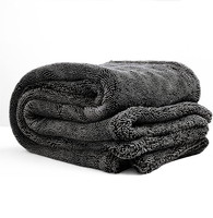 Serviette en microfibre sans peluches 1200 GSM à boucles torsadées 40*60CM – Serviette professionnelle pour lavage de voitures et ateliers de detailing automobile