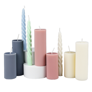 Bougie parfumée cylindrique colorée en cire de soja 2024 Hot Item pour cadeau - Product Image 3