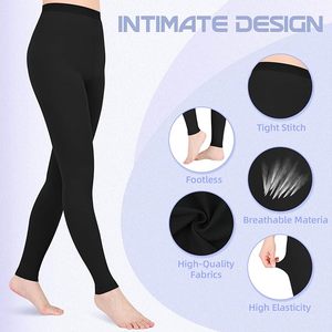 Collants <span class=keywords><strong>de</strong></span> compression personnalisables 20-30 mmHg pour femmes, collants opaques pour varices, <span class=keywords><strong>bas</strong></span> <span class=keywords><strong>de</strong></span> <span class=keywords><strong>contention</strong></span> gradués taille haute pour femmes - Product Image 6