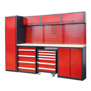 Aanpasbare, robuuste, modulaire werkplaats gereedschapskast van staal, ijzeren werkbank, garage werkstation, opslag met OEM-ondersteuning - Product Image 3