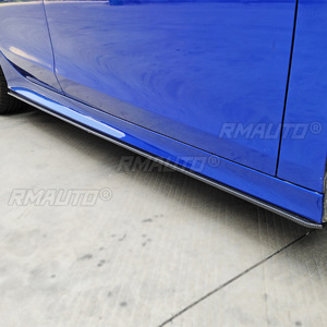 Jupes latérales de style sport noir brillant pour Honda Civic 11e génération 2022 - Accessoires automobiles - Product Image 3