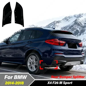 สำหรับ X4 F26 ปี 2014 2015 2016 2017 2018 M Sport ชุดแต่งสปอยเลอร์กันชนหลังส่วนล่าง  ลิปสปอยเลอร์ท้าย  ชุดแต่งตกแต่งตัวถัง - Product Image 1