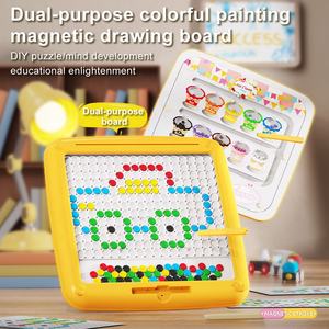 <span class=keywords><strong>2</strong></span> in 1 magnetismo penna tavolo da disegno educativo tavolo da disegno per bambini Maze giocattoli colore corrispondenza apprendimento conteggio Puzzle Board - Product Image 2