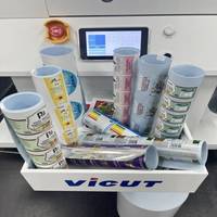 Nouvelle machine d'impression d'étiquettes adhésives numériques LED laser multicolores entièrement automatique Vicut avec écran tactile intégré et fonction de refroidissement