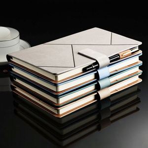 2026 2027 Custom Luxury Leather Journal Notebook <b>Set</b> with Pen Diary Notepad and Gift Box <b>Sewing</b> Binding Hardcover - Product Image 3