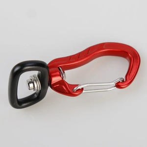 Bán Buôn 7075 Hàng Không Nhôm Xoay Khóa Carabiner <span class=keywords><strong>Snap</strong></span> <span class=keywords><strong>Hook</strong></span> Nhiệm Vụ Nặng Nề Keychain Keyring Cho Con Chó Dây Xích Công Nghiệp - Product Image 3