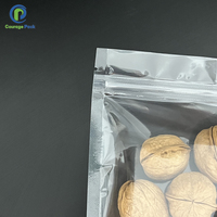 Sacs transparents de qualité alimentaire refermables à fermeture éclair pochette de sac à fermeture éclair en plastique sac d'emballage alimentaire pour aliments secs haricots noix