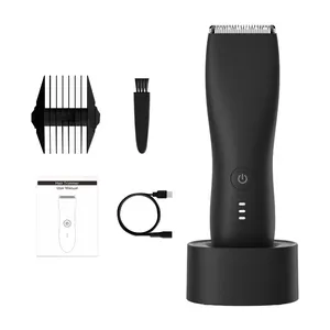 Điện Razor Tóc Tông Đơ Lcd Hiển Thị Cắt Máy Men Nước Double Edge Dao Cạo Blades Men Razor Điều Chỉnh An Toàn Cắt Tóc