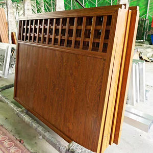 Panneaux de clôture modernes en aluminium noir de taille personnalisable pour l'installation de bricolage en plein air avec service de modélisation 3D - Product Image 2