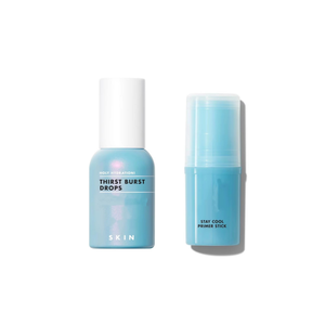 Ellf <span class=keywords><strong>SKIN</strong></span> Holy Hydration Thirst Burst Drops Serum + Stay Cool Primer Stick Gel Primer Hidratante y Suavizante para la Piel con Manteca de Karité - Product Image 1