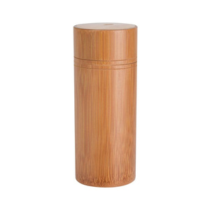 Recipiente portátil de bambú para almacenamiento de alimentos, recipiente de bambú para té, té y café - Product Image 3