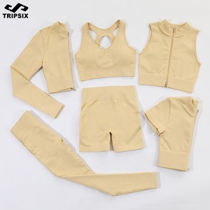 Conjunto Deportivo Económico al por Mayor para Mujer, Ropa de Gimnasio, Yoga y Entrenamiento, Ropa Deportiva Activa 2023 - Product Image 2