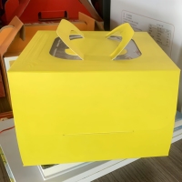 Boîte à gâteau au fromage personnalisée, boîte de transport pour gâteau, boîte d'emballage pour gâteau d'anniversaire avec logo personnalisé