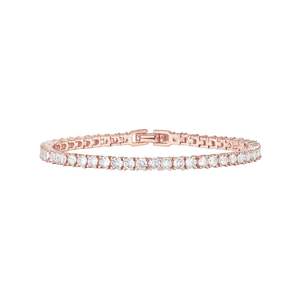 Pulsera clásica de tenis con circonita de diamante de 4mm Micro Set Cubic Zirconia como regalo - Product Image 2