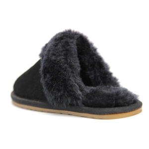 cuero de gamuza de terciopelo suave zapatillas de invierno cálido dormitorio casa Casa de China, venta al por mayor zapatillas - Product Image 4