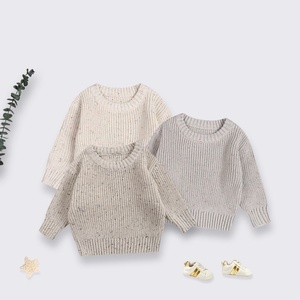 Детский джемпер с круглым вырезом, пуловер для мальчиков и девочек на весну и осень, детская трикотажная одежда, зимняя детская одежда - Product Image 2