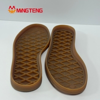 Mingteng MT-0002 Semelle de chaussure décontractée personnalisée en TPR marron, antidérapante, résistante à l'usure, durable, de qualité supérieure, accessoires pour la fabrication de chaussures 1
