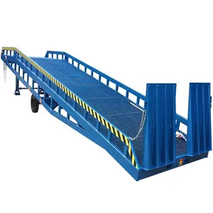 Langgou Mobiele Boarding Bridge Voor Lading Laden En Lossen Platform Voor Fabrieksdrager Verwijderbare Gereedschappen 6-10 Ton