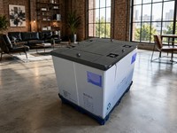 Caisse palette pliable en plastique écologique 1200*1000*1150mm, conteneur pliable en PP recyclable pour l'entreposage et la distribution
